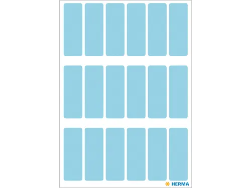 HERMA 3653 Universele etiketten 12x34mm Blauw 90 stuks