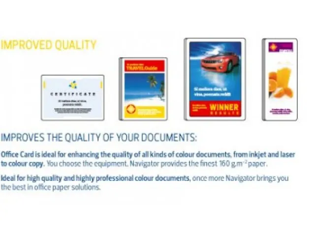 Navigator Office Card Papier A4 160 Gram Wit