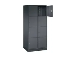 grootvolume-lockersysteem,HxBxD 1950x820x600mm,2x4vakken,cil.-slot