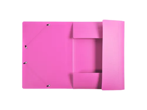 Elastomap A4 3 Kleppen Polypropyleen 5/10de Assorti