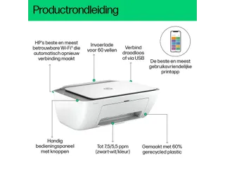 Multifunctional inktjetprinter HP Deskjet 2820E - 8