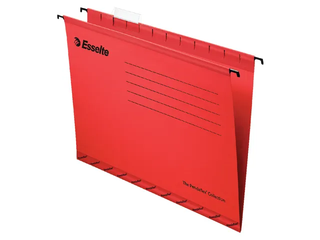Hangmap Classic verticaal folio V-bodem rood