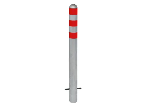 Afzetpaal,v. laadzuilen,Halve kogelkop,HxØ 1200x108mm