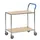 tafelwagen,draagverm. 150kg,2xstaalplaat,laadvl. LxB 760x430mm
