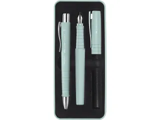 Balpen en Vulpen Faber-Castell Poly Pen in giftbox caribic blue - 2