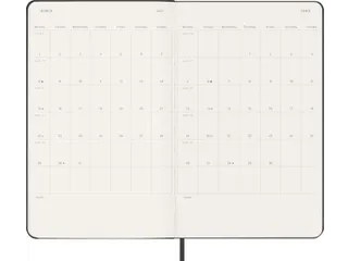 Agenda 2027 Moleskine 12M Planner Weekly 7dag/2pagina's large hc black - 5