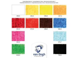 Pastelkrijt Talens Van Gogh zacht assorti doos à 12stuks - 3