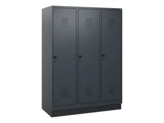 schoollocker,HxBxD 1630x1200x500mm,3vak,vak B 400mm,draaigrendel - 2