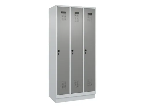 locker voor scheiding van kleding,HxBxD 1950x900x500mm,3vak