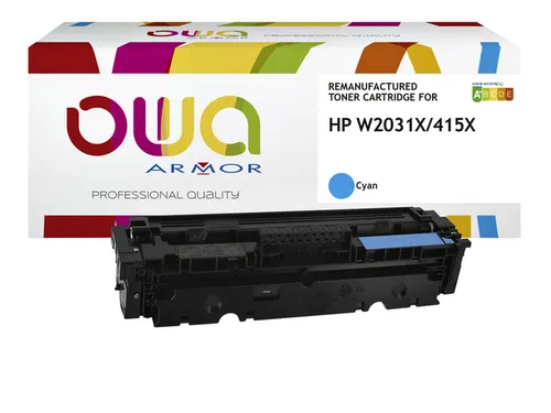 Tonercartridge OWA alternatief tbv HP W2031X blauw