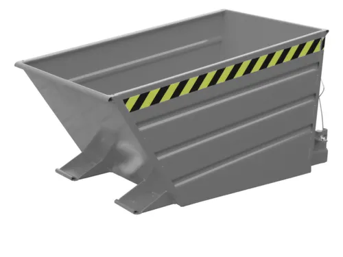 kiepbak,HxLxB 730x1375x800mm,0,5m³,draagverm. 750kg,RAL7005