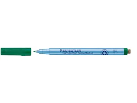 Lumocolor uitwisbare pen, schrijfbreedte: 0,6 mm, groen