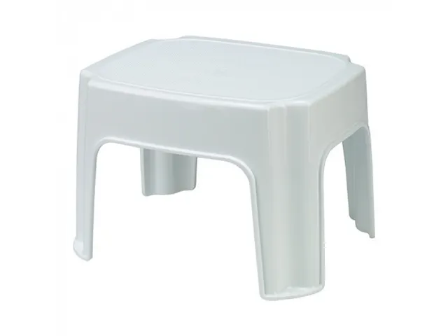 Opstapje kunststof WIT