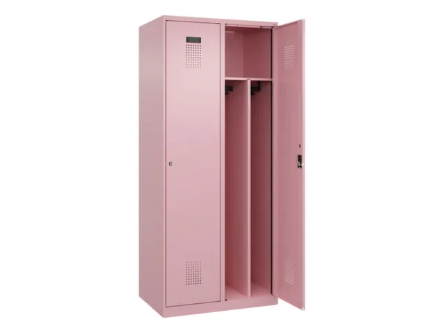 locker voor scheiding van kleding,HxBxD 1850x800x500mm,2vak
