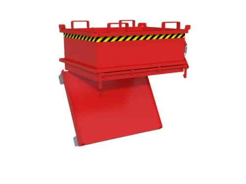 mini-bodemklepcontainer,HxLxB 625x800x1000mm,0,24m³,inrijbeugel,staal