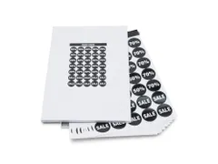 Etiketten Rillprint A4 10 vellen kortingsstickers rond ø 35mm