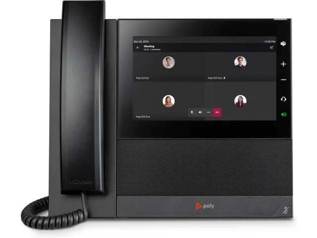 POLY CCX 600 Business Media Telefoon Microsoft Teams met PoE