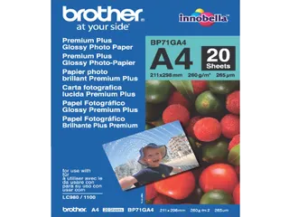 Inkjetpapier Brother Bp-71 A4 glans 260 gram 20vel - 1