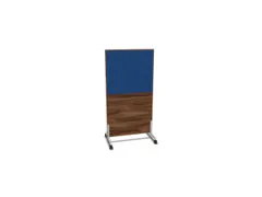 scheidingswand,HxB 1545x800mm,NP-tiepolo nut,BN6016-blauw