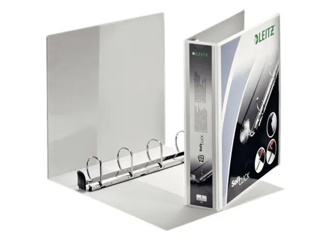 Presentatieringband Leitz Softclick 4 Rings A4 Maxi 40Mm D-Mech Wit