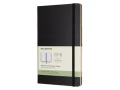 Agenda 2018 Moleskine 12 Maanden Pocket Hard Zwart