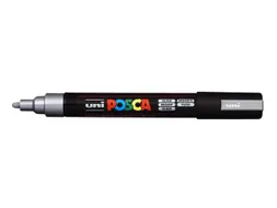 Verfstift Posca PC5M Medium Punt 1,8-2,5mm Zilver