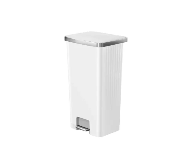 Hana 2 Pedaalemmer 90 liter Wit