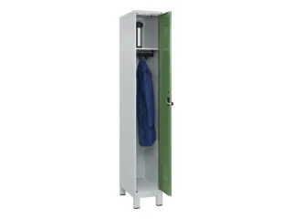 locker,HxBxD 1950x300x500mm,1vak,vak B 300mm,draaigrendel,voeten - 1