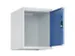 opzetkast,v. locker,1vak.,vak B 400mm,HxBxD 500x400x500mm,vleugeldeur