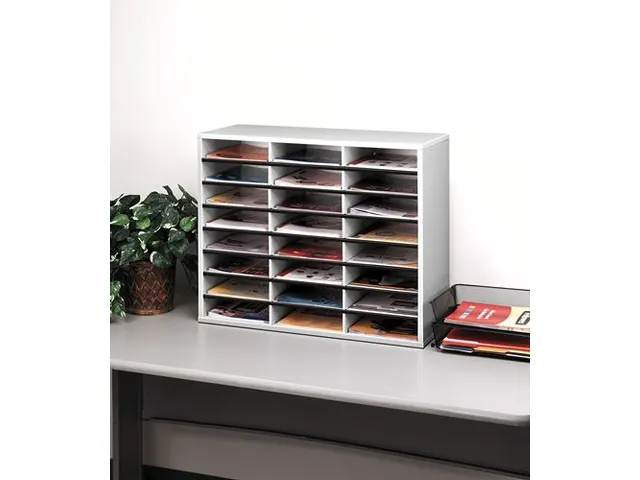 Casier Fellowes A4 24 cases 737x595x302mm gris clair