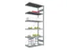 Rayonnage En Acier Sans Boulons élément Suivant H x l x p 2500 