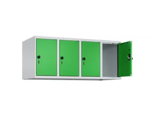 opzetkast,v. locker,4vak.,vak B 300mm,HxBxD 500x1200x500mm - 1