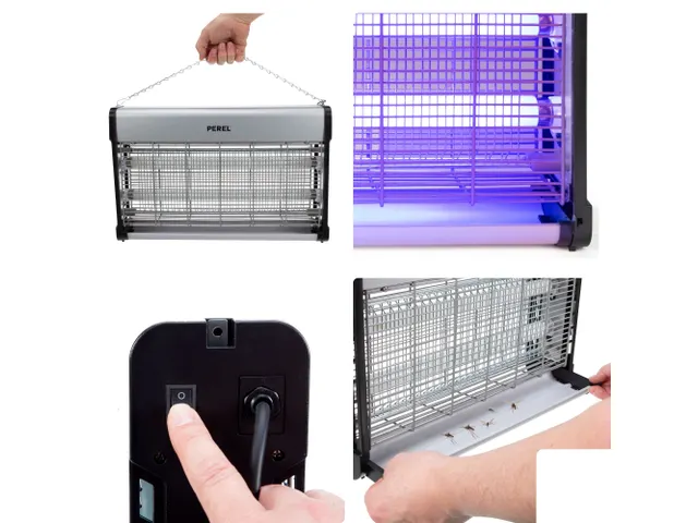 Tue-insectes électrique - 2x 15W