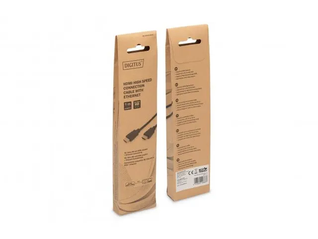 HDMI Premium High Speed-aansluitkabel Type A M/M 1m met Ethernet UHD