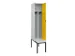 locker met bank,voor scheiding van kleding,HxBxD 2120x400x815mm,1vak