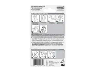 Kabelklem Command rond incl bevestigingsstrips transparant 4 stuks - 6