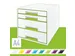Ladenblok Leitz WOW Cube 4 laden wit/groen