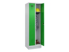 locker,HxBxD 1950x600x500mm,2vak,vak B 300mm,cil.-slot,sokkel