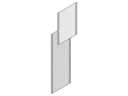achterwand,v. schroefstelling,HxD 525x800mm,staal,RAL7035