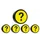 Impressiemagneet Question Mark 35mm Geel