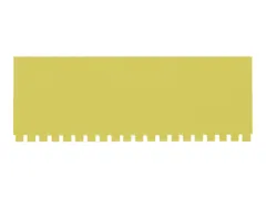naambordje,HxB 27x76mm,doos,geel