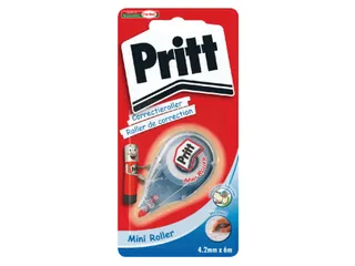 Correctieroller Pritt Mini roller 4.2mmx7m op blister - 2