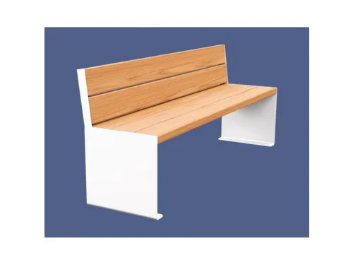 zitbank,B 1800mm,3latten,hout-zitting licht eikenhout,zitting H 450mm