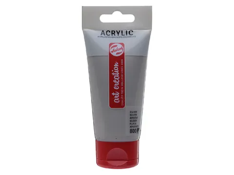 Acrylverf Talens Art Creation 800 zilver tube à 75ml