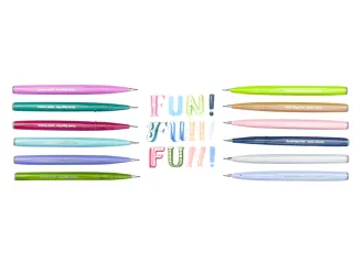 Brushpen Pentel Sign SES15C etui à 12 pastelkleuren - 4