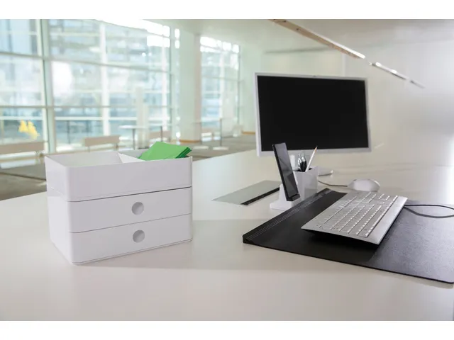 smart-box plus Han Allison 2 tiroirs et box blanc neige