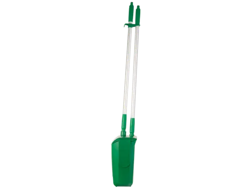 Vikan Hygiene stofblik + veger combinatieset alu steel 840mm Groen