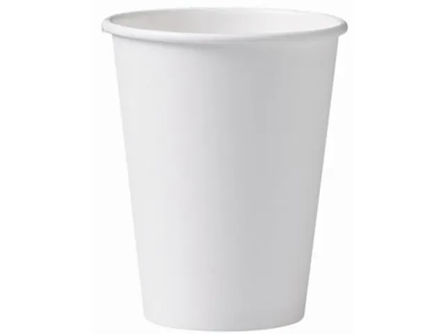 Beker uit karton 250ml diameter 90mm wit 1000 stuks