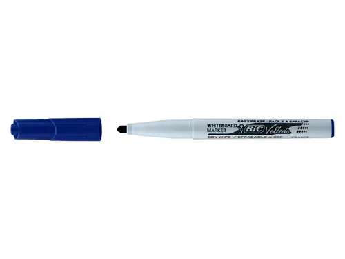 Whiteboardmarker Bic Velleda 1741 rond medium blauw