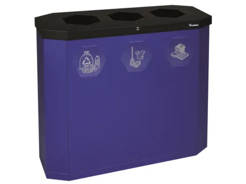 afvalverzamelstation,3x45l,HxBxD 830x950x355mm,3opening(en)